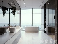 現(xiàn)代簡約家居裝修裝飾室內設計效果-B918-6